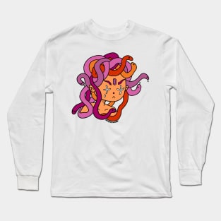 Lesbian Pride Medusa Long Sleeve T-Shirt